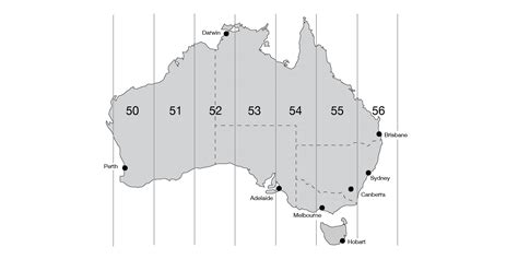 GPS coordinates of Canberra, Australia .